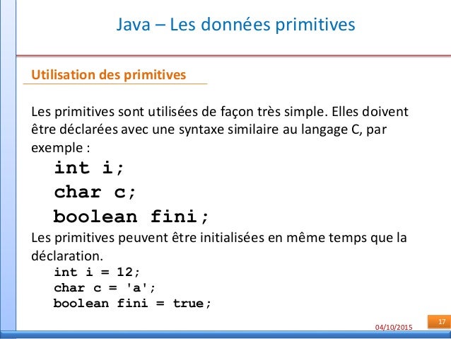 Programmation Java