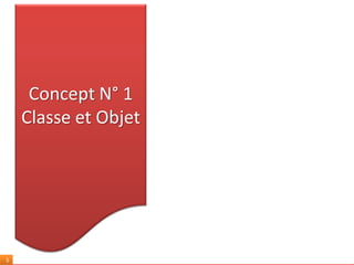 5
Concept N° 1
Classe et Objet
 