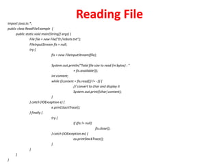 Java For beginners and CSIT and IT students | PPTX