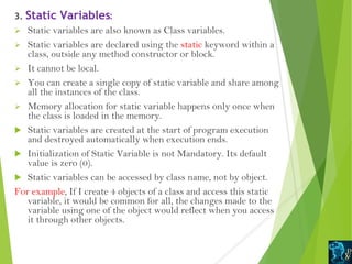Java data types, variables and jvm | PPT