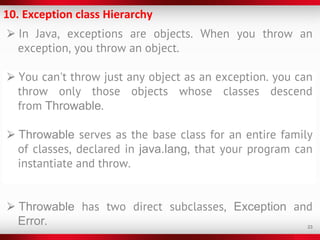 Java exception-handling | PPT