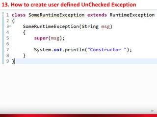 Java exception-handling | PPT