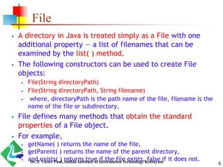 Java - File Input Output Concepts | PDF