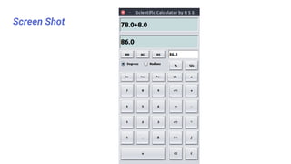Scientific calcultor-Java | PPTX