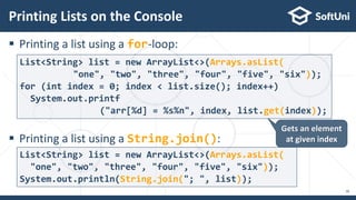 Java Foundations Lists Arraylist T