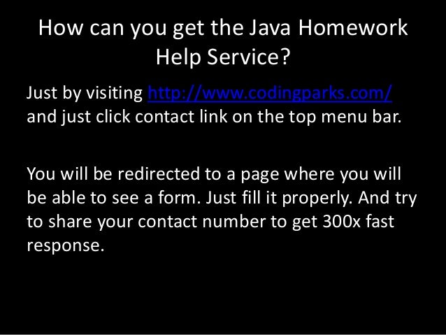 do my java homework please