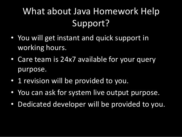 Do my assignment java