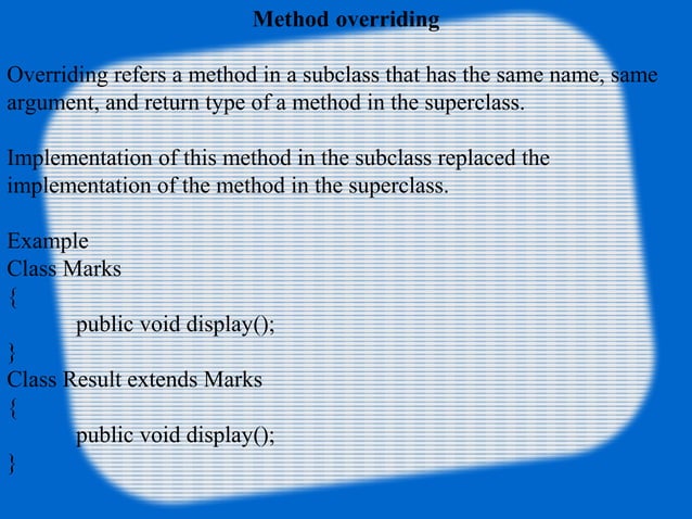 Java inheritance | PPT