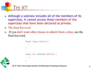 Java - Inheritance Concepts | PPT