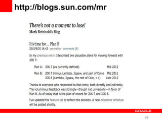 49
http://blogs.sun.com/mr
 