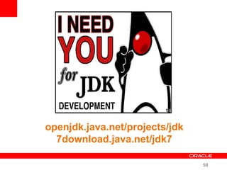 58
openjdk.java.net/projects/jdk
7download.java.net/jdk7
 