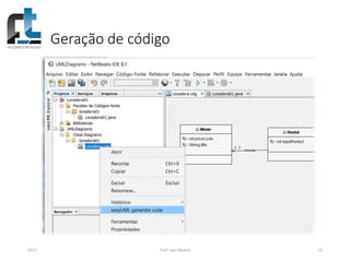 Geração de código
2017 Prof. Ivan Ricarte 15
 