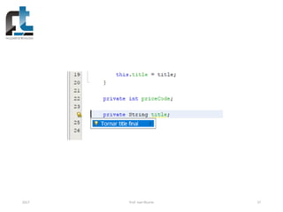 2017 Prof. Ivan Ricarte 37
 