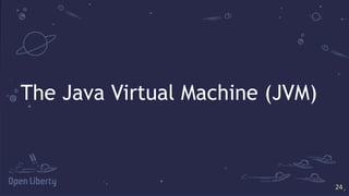 24
24
The Java Virtual Machine (JVM)
 