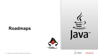 Roadmaps




47   Copyright © 2012, Oracle and/or its affiliates. All rights reserved.
 