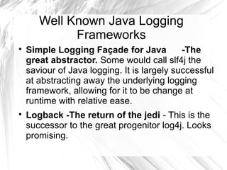 Java logging | PDF
