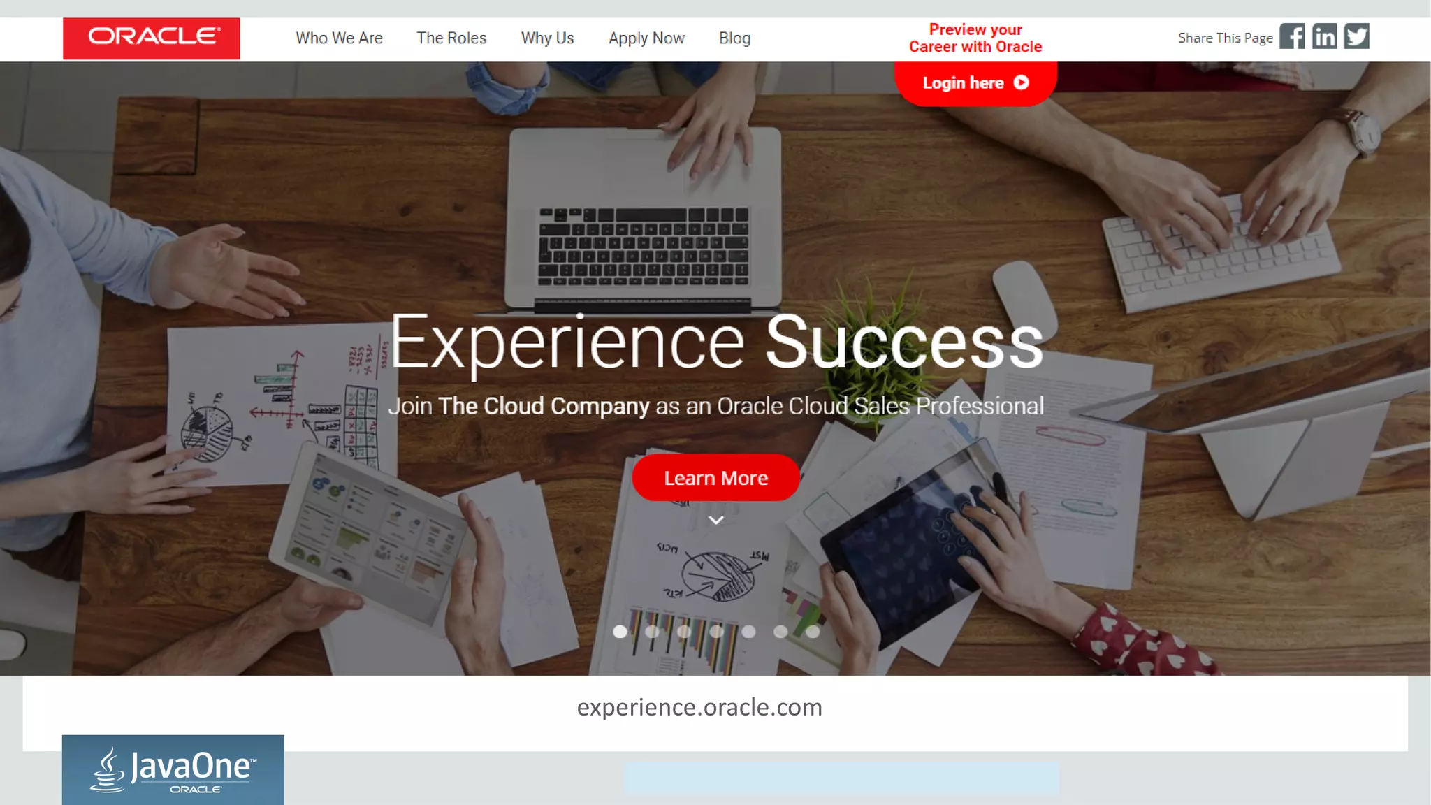 Copyright © 2014, Oracle and/or its affiliates. All rights reserved.
experience.oracle.com
 