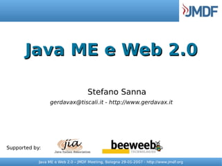 Java ME e Web 2.0