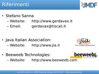 Java ME e Web 2.0