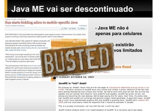 J2ME Myth Busters - JustJava 2008