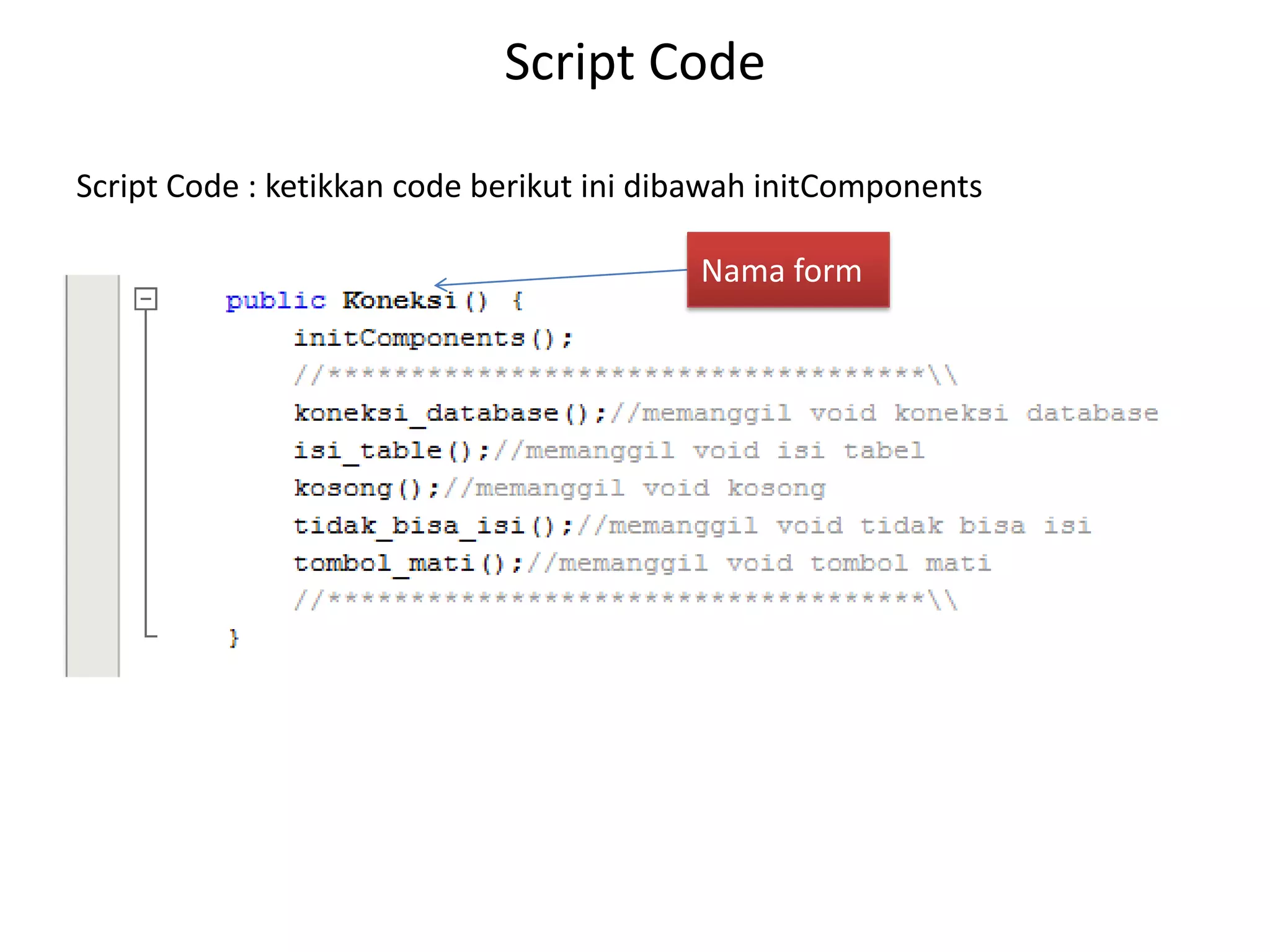 Java membuat form data mahasiswa | PPT
