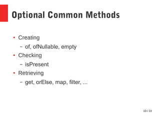 Modern Java Features | ODP
