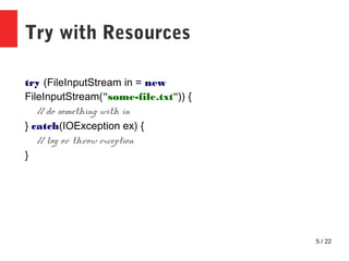 Modern Java Features | ODP