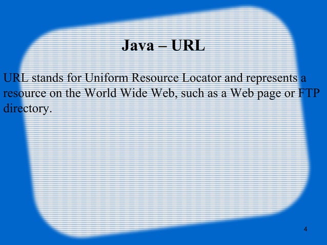 Java networking | PPT