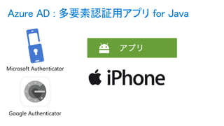 Azure AD : 多要素認証用アプリ for Java
 