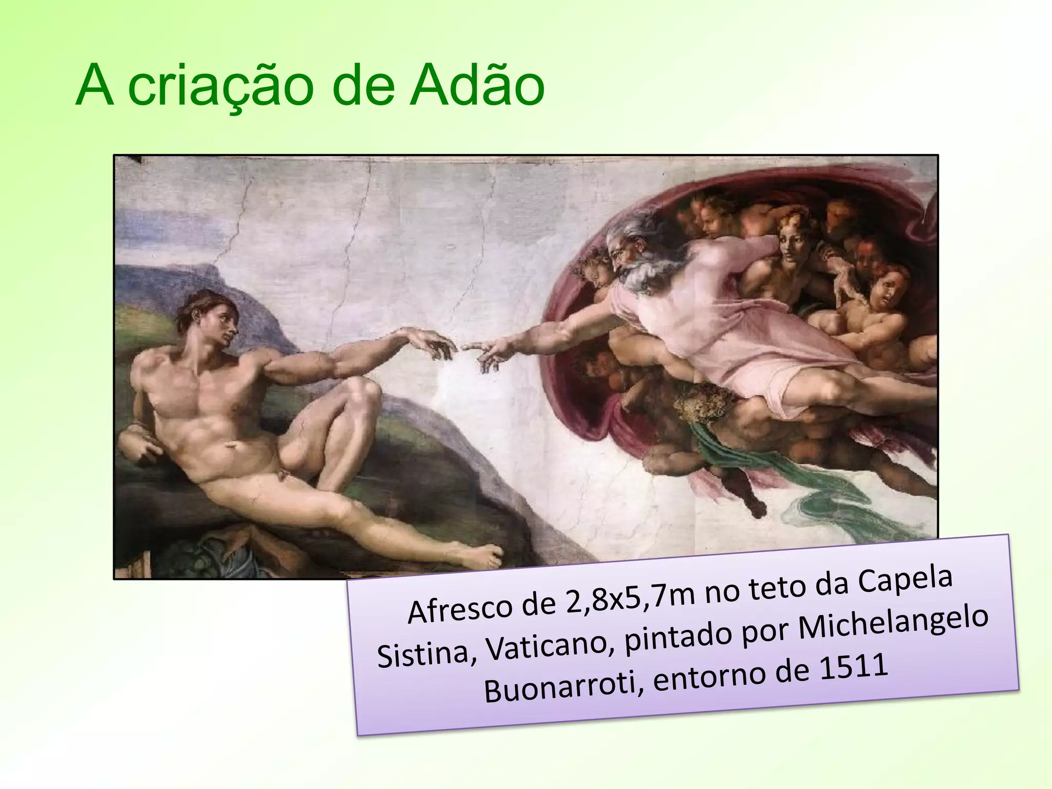 A criação de Adão
 