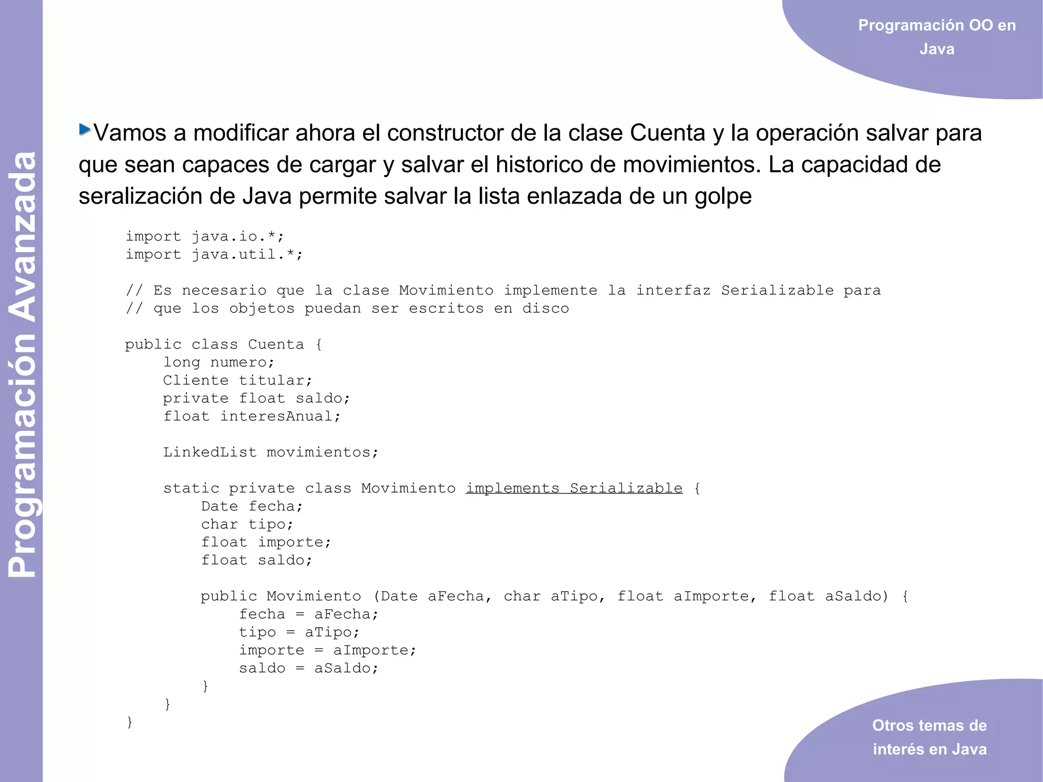 Java orientado a objetos