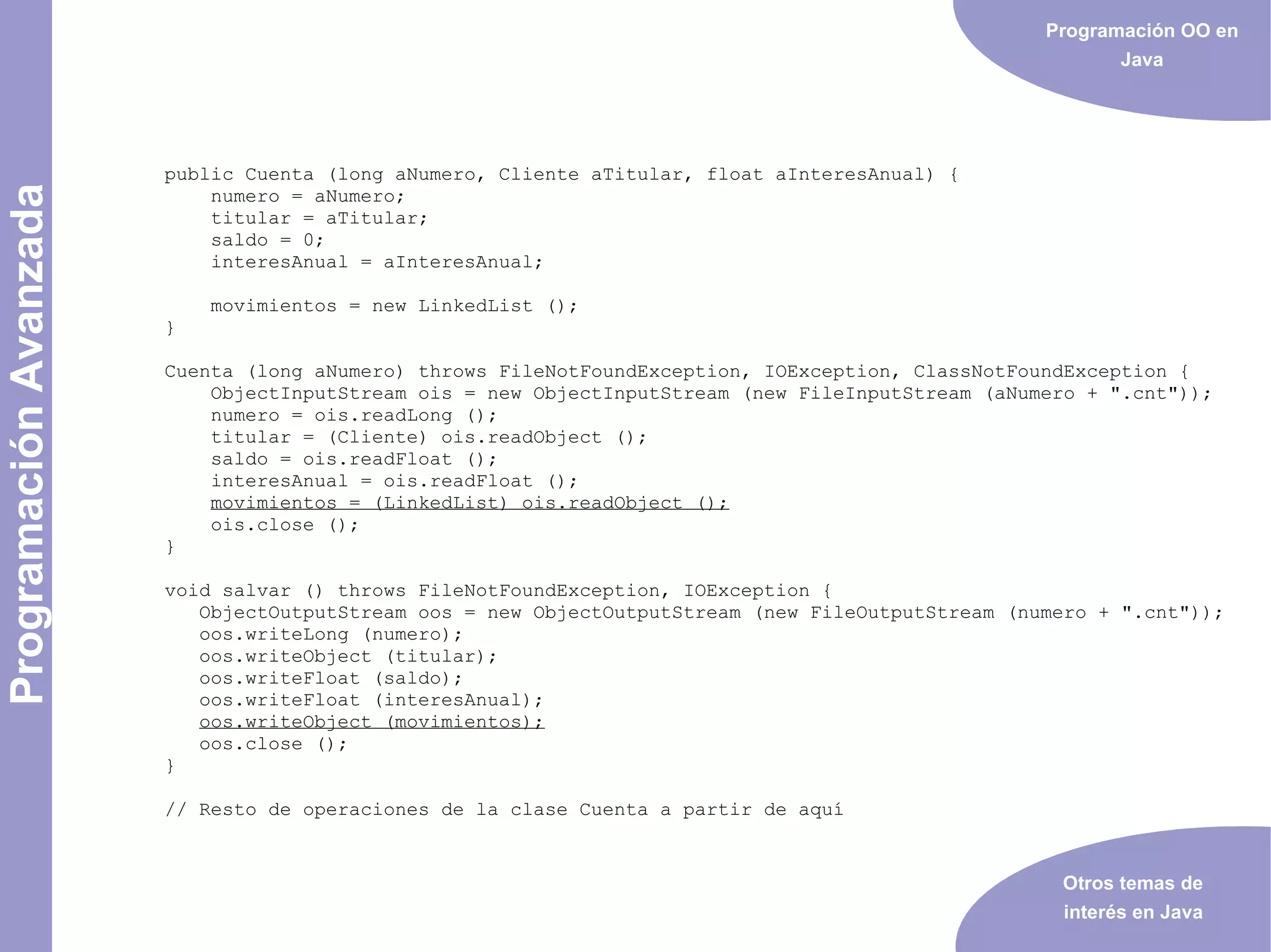 Java orientado a objetos