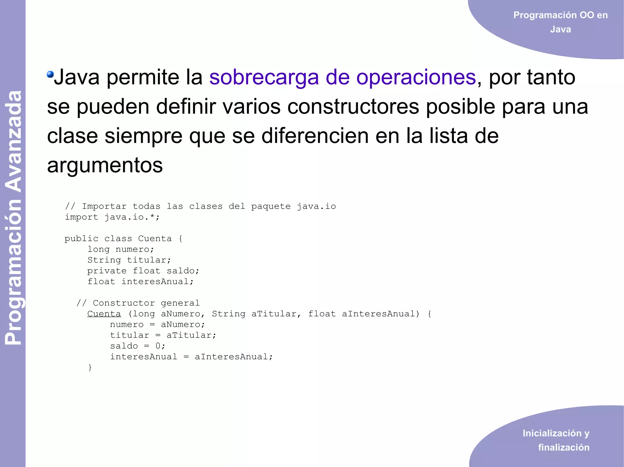 Java orientado a objetos