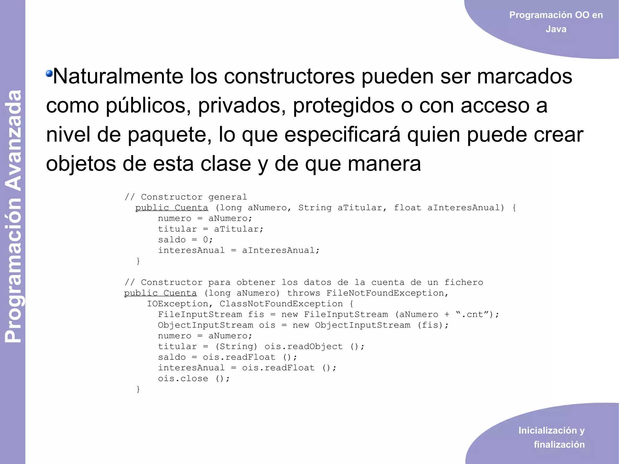 Java orientado a objetos