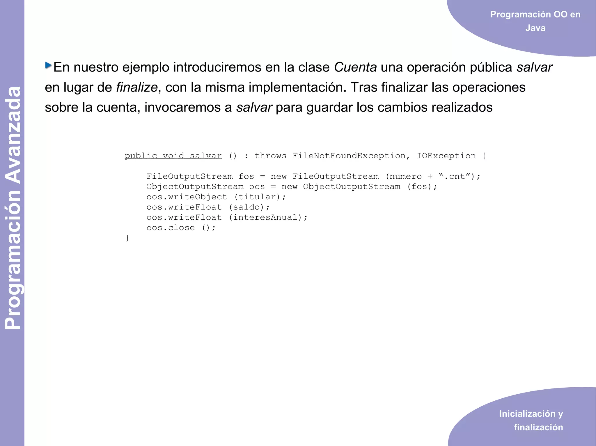 Java orientado a objetos