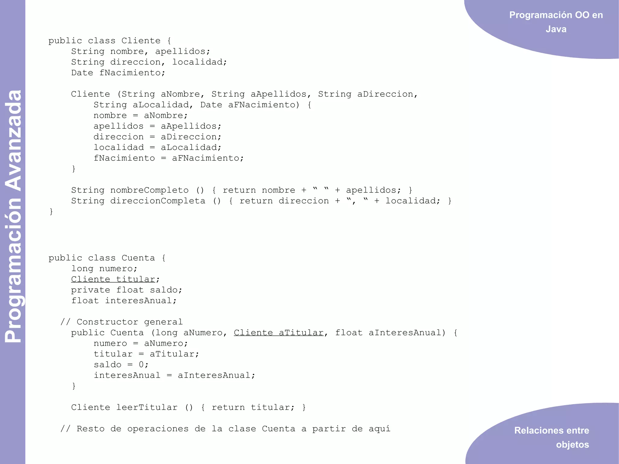Java orientado a objetos