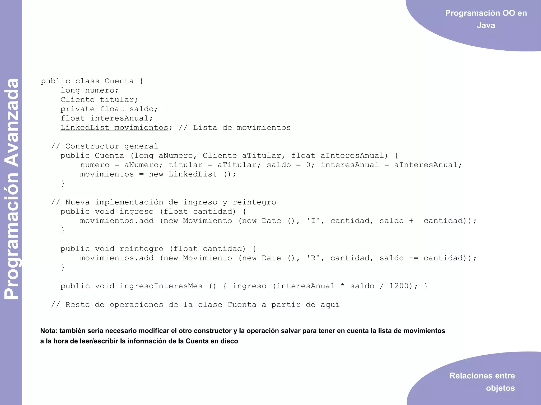 Java orientado a objetos