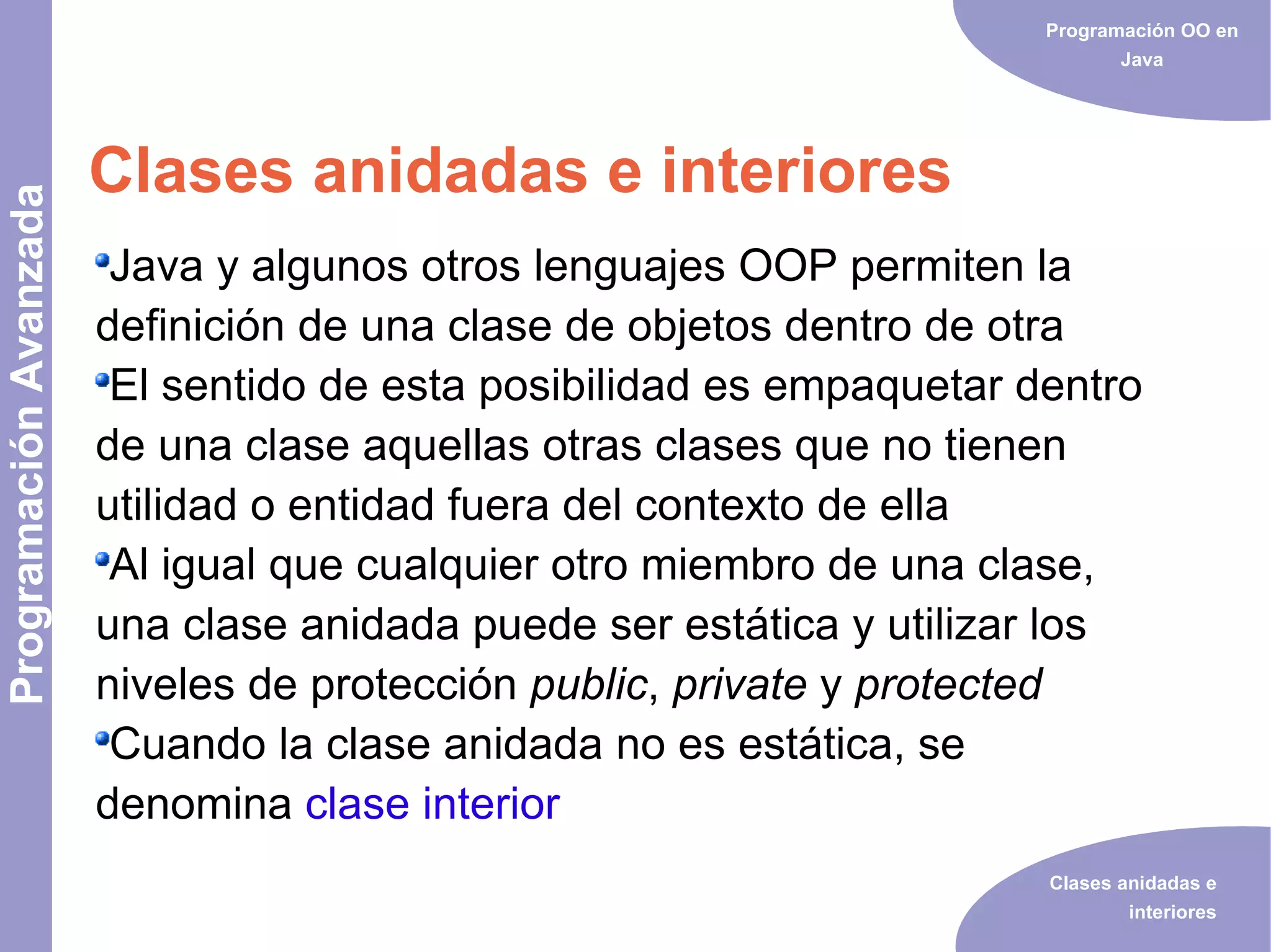 Java orientado a objetos