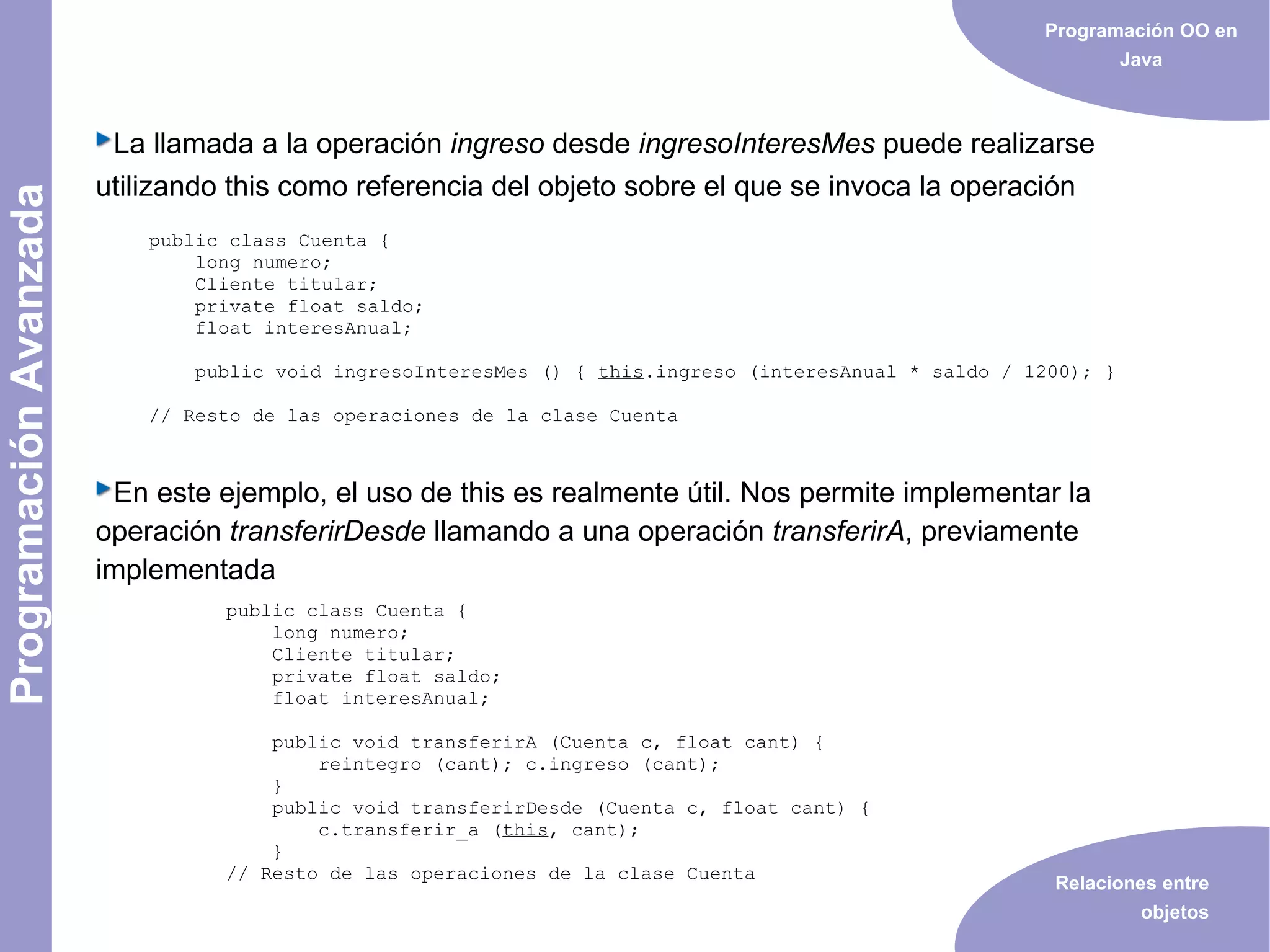 Java orientado a objetos