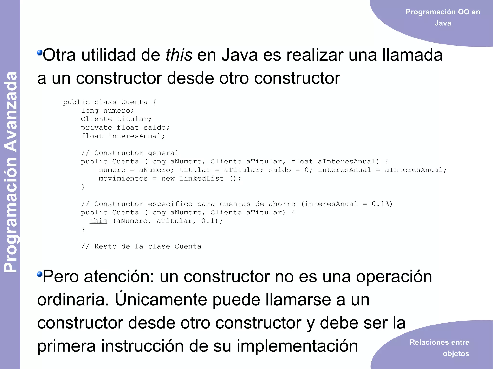 Java orientado a objetos