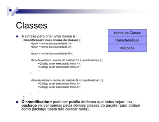 Java orientação a objetos (introdução) | PPT