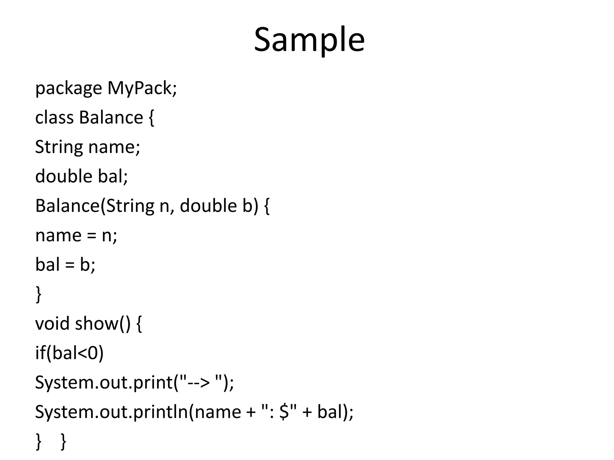 Java packages | PPTX | Programming Languages | Computing