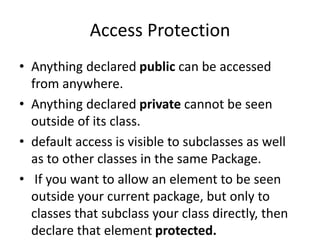 Java packages | PPTX | Programming Languages | Computing