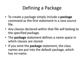 Java packages | PPT