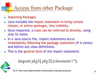 Java - Packages Concepts | PDF