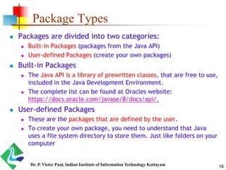 Java - Packages Concepts | PDF