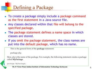 Java - Packages Concepts | PDF