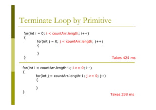 Java Performance Tuning