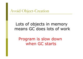 Java Performance Tuning