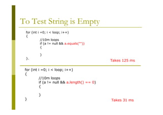 Java Performance Tuning